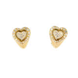 Heart-Diamond-Ear Clip Ons - photo 1