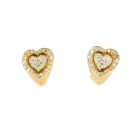 Heart-Diamond-Ear Clip Ons - photo 1