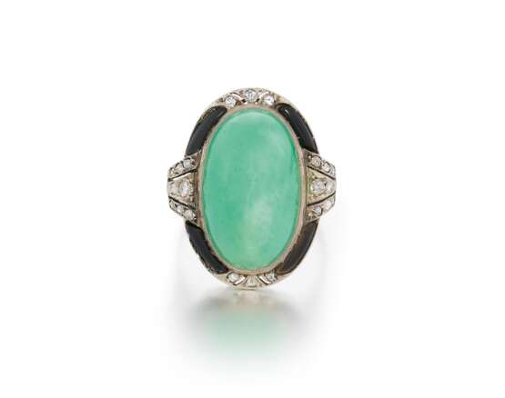 Jade-Diamond-Ring - фото 1