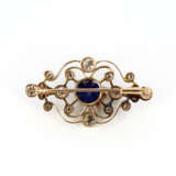 Sapphire-Diamond-Brooch - photo 3