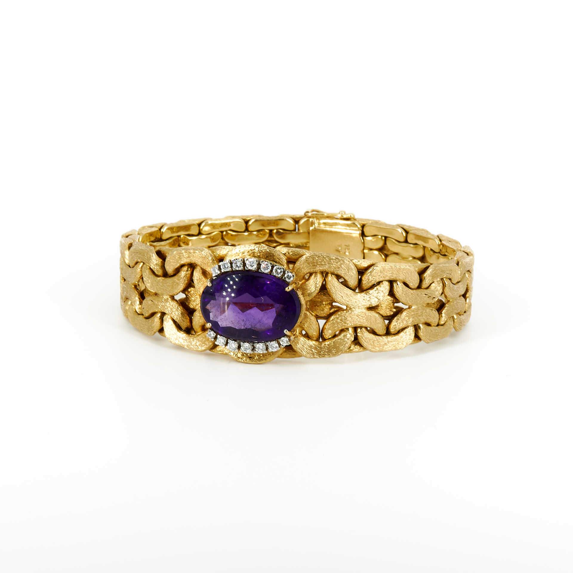 Amethyst-Diamond-Bracelet