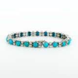 Turquoise-Diamond-Bracelet - фото 3