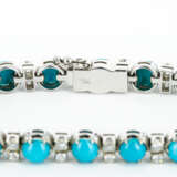 Turquoise-Diamond-Bracelet - фото 4
