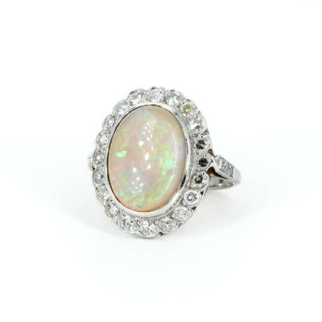 Opal-Diamond-Ring - фото 1