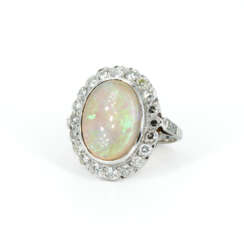 Opal-Diamond-Ring