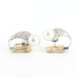 Pearl-Diamond-Ear Clip Ons - photo 2