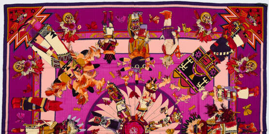 Hermès. Scarf "Kachinas" - photo 5