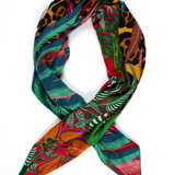 Hermès. Scarf "Jaguar Quetzal" - фото 1