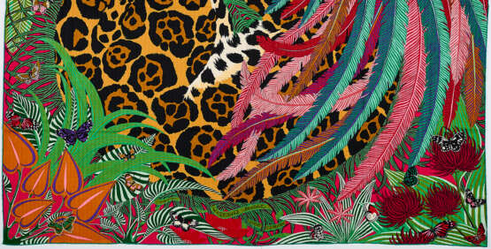 Hermès. Scarf "Jaguar Quetzal" - photo 4