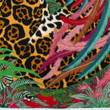 Hermès. Scarf "Jaguar Quetzal" - фото 4
