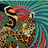 Hermès. Schal "Jaguar Quetzal" - Foto 5