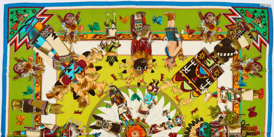 Hermès. Schal "Kachinas" - Foto 5