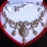 Великолепное ожерелье с бриллиантами Brilliants Filigree Baroque барочный USA - photo 1