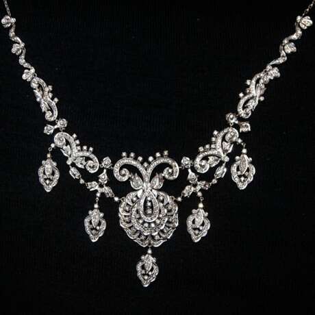 Великолепное ожерелье с бриллиантами Brilliants Filigree Baroque барочный USA - photo 2
