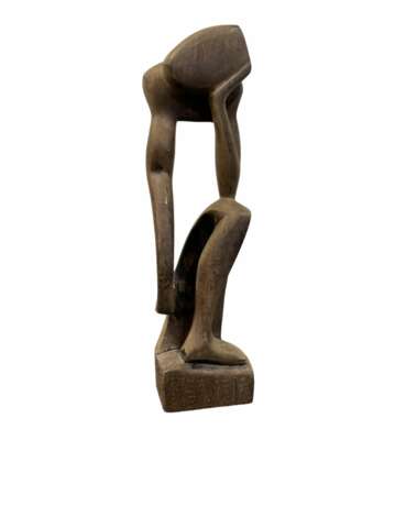 Festus O. Idehen (Festus O. Idehen) penseur africain sculpture sur bois Naturholz Design of 50-60’s 20th century - Foto 2