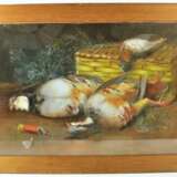 &Eacute;cole du XIXe si&egrave;cle paire de natures mortes gouache on paper 19th century - photo 4