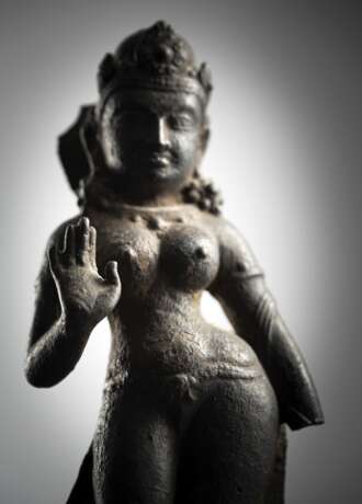 Seltene und frühe Bronze der Tara - фото 3