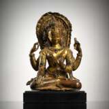 Feine und seltene feuervergoldete Bronze der Prajnaparamita - фото 1
