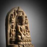 Miniaturstele aus Argillit den Tathagata Akshobya darstellend - Foto 3