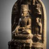 Miniaturstele aus Argillit den Tathagata Akshobya darstellend - фото 5
