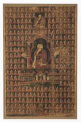 Thangka mit Buddha Shakyamuni