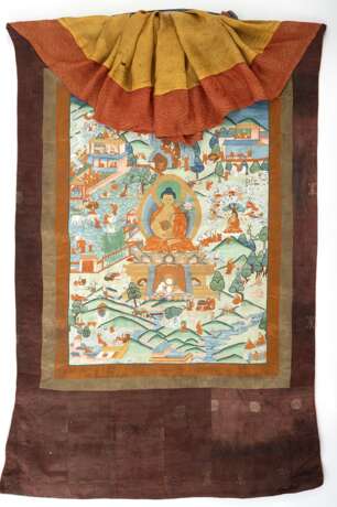 Thangka mit Darstellung des Buddha Shakyamuni - photo 2