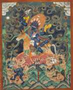 Produktkatalog. Thangka mit der Darstellung von Palden Lhamo