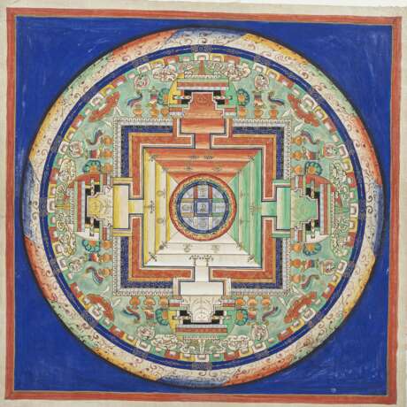 Seltene Gruppe von vier Mandala - Foto 5