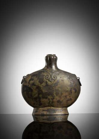 Bianhu aus Bronze mit schöner Patina - photo 1