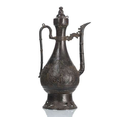 Seltene Kanne für den islamischen Markt aus Bronze - photo 1