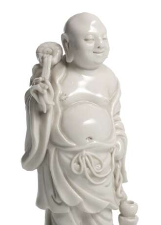 Feine Dehua-Figur des stehenden Budai - Foto 2