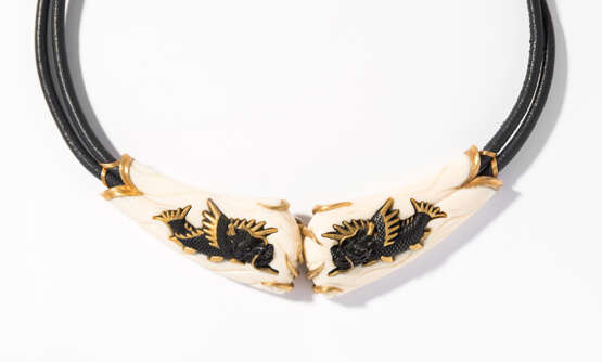 Elfenbein-Gold-Collier - photo 1