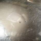 Ovale Spätbiedermeier Zuckerdose auf 4 Füßen mit plastischem Astgriff, MZ: M, Silber 12 Lot innen vergoldet, 250g, 12x13x9cm, leichte Druckstellen - photo 5