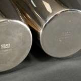 Paar schlichte Becher, Roesner, Silber 925, 244g, H. 10cm, Gebrauchsspuren - photo 3