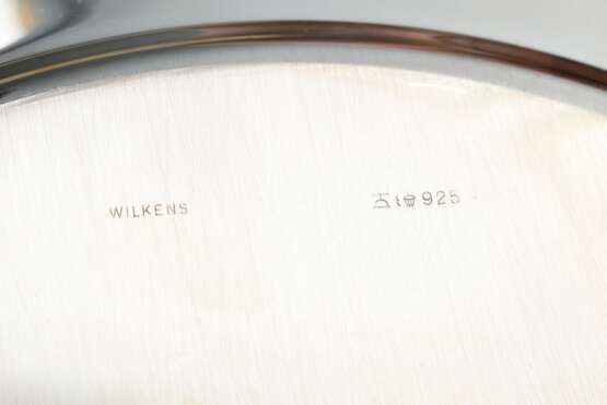 6 Moderne Platzteller in schlichter Façon, Wilkens, Silber 925, 6240g, Ø 32cm, in Original Hüllen - Foto 4