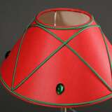 Casenove, Pierre (*1943) "Jaume" Tischlampe, Metallguss farbig bemalt, elektrifiziert, H. 62cm, 1 Lampenschirm extra - photo 2