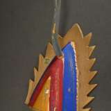 Casenove, Pierre (*1943) "Jaume Petit" Wandlampe, Metallguss farbig bemalt, für Elektrifizierung vorbereitet, H. 41cm, L. 27cm - фото 2