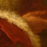 Unbekannter Portraitist des 18.Jh. „Zar Peter der Große (1672-1725)", Öl/Leinwand auf Hartfaser kaschiert, Prunkrahmen (kleine Defekte), 99,5x75cm (m.R. 125x101cm), rest., Craquelé - photo 5
