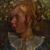 Grimm, Arthur (1883-1948) "Portrait eines Mädchens" 1920, Öl/Leinwand, u.r. sign./dat., 35,7x30,5cm (m.R. 45,5x40cm) - Foto 1