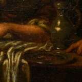 Unbekannter niederländischer Meister des 17./18.Jh. "Gast- oder Freudenhausszene", in der Art von Egbert van Heemskerk II (1635-1704), Öl/Leinwand, verso Provenienzangaben, Prunkrahmen, 47x37,5cm (m.R. 67x57cm)… - фото 7