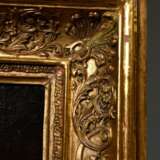 Unbekannter niederländischer Meister des 17./18.Jh. "Gast- oder Freudenhausszene", in der Art von Egbert van Heemskerk II (1635-1704), Öl/Leinwand, verso Provenienzangaben, Prunkrahmen, 47x37,5cm (m.R. 67x57cm)… - photo 8