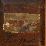 Mieris, Willem van (1662-1747) zugeschr. "Fischhändlerin", Öl/Holz, verso bez. u.a. "Cert= Dr. M.J. Friedländer", 19,6x16,2cm (m.R. 34,8x31cm) - photo 7