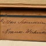 Krause-Wichmann, Eduard (1864-1927) "Alter Seemann", Öl/Leinwand auf Pappe kaschiert, u.l. sign., verso bez./betit., 46x47,5cm (m.R. 59x60,5cm), leicht verschmutzt - фото 5