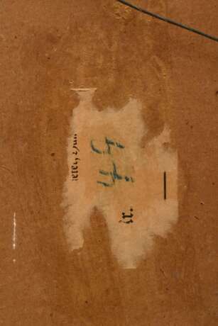 Popp, Jon (1862-1953) "Orientalische Reiter", Öl/Malkarton, u.l. sign., 35,5x49cm (m.R. 42,5x56cm), Malgrund leicht gebogen - photo 6