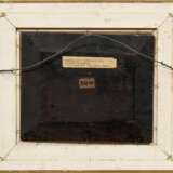 Ibbetson, Julius Caesar (1759-1817) zugeschr. "Felsige Landschaft mit Brücke", Öl/Holz, verso bez., 19x23,5cm (m.R. 30,7x35,2cm), Craquelé - Foto 4