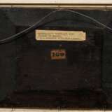Ibbetson, Julius Caesar (1759-1817) zugeschr. "Felsige Landschaft mit Brücke", Öl/Holz, verso bez., 19x23,5cm (m.R. 30,7x35,2cm), Craquelé - Foto 5