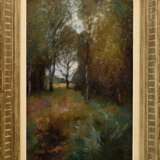 Herbst, Thomas (1848-1915) "Birkenwäldchen", Öl/Malpappe, verso Nachlassstempel, WVZ 878, Impressionisten Rahmen, 58,6x39cm (m.R. 74x53cm) - фото 2