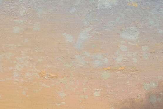Unbekannter Maler des 19.Jh. „Seestück“ 1872 (Segler bei aufziehendem Sturm), Öl/Holz, u.l. undeutl. sign./dat., 28,5x38cm (m.R. 41x50,5cm), rest. - Foto 3