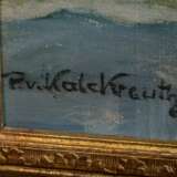 Kalckreuth, Patrick von (1892-1970) „Meeresstrand“, Öl/Leinwand, u.l. sign., Prunkrahmen, 60x90,5 (m.R. 80x109cm) - фото 3