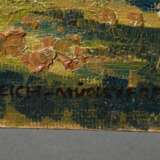 Reich-Münsterberg, Eugen (1866-1943) "Steilküste von Hiddensee", Öl/Malpappe, u.r. sign., verso bez., 49,5x70cm, Craquelé, Maluntergrund leicht gebogen - фото 2